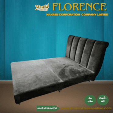 PRE-ORDER เตียงดีไซน์ หัวเบาะ รุ่น Florence
