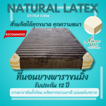 Nakree Latex ที่นอนยางพารา ผ้าขนมิ้ง รุ่น VIENGNAGA