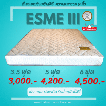 Alternative view of NakreeBrand ที่นอนสปริงเสริมยางพีอี รุ่น ESME SERIE 3